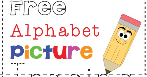 Free Alphabet Picture Tracing Printables Totschooling Toddler Preschool Kindergarten Educational Printables