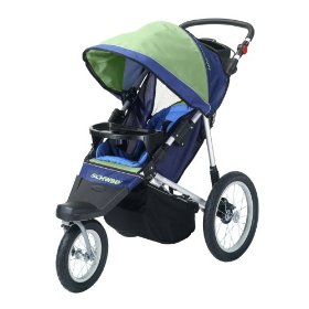 Jogging stroller with car seat