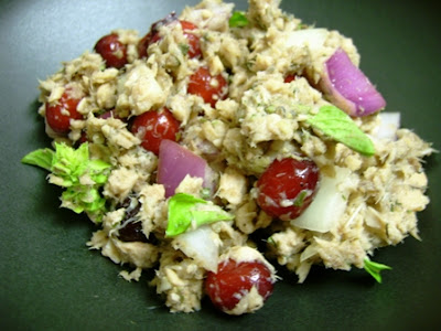 Gluten Free Dairy Free Cranberry Salmon Salad