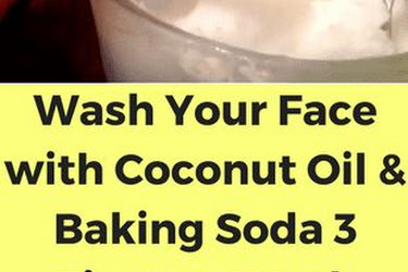Wash Your Face & Coconut Oil & Baking Soda 3 Times A Week, & This Will Happen In A Month!!!
