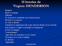 Les 14 Besoins De Virginia Henderson Exemple
