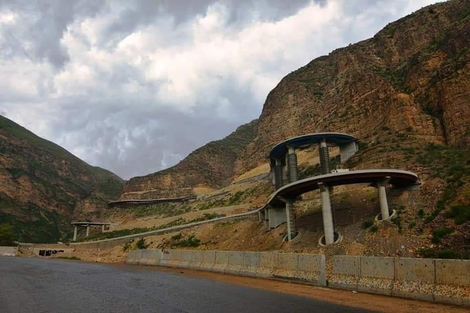 steel bridge in Koh-e-Sulaiman mountain range. National highway 70. Asia’s Second largest steel bridge. Koh-e-Sulaiman mountain range. Rakhi Gaj Bridge. steel bridge Rakhi Gaj