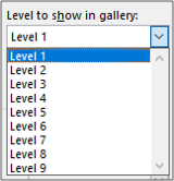 Menentukan Custom Multilevel List Pattern 6