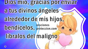 Oración de Protección de mi familia con Ángeles