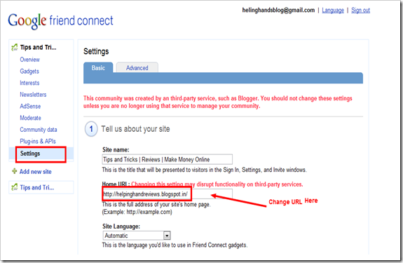 Google Friend Connect