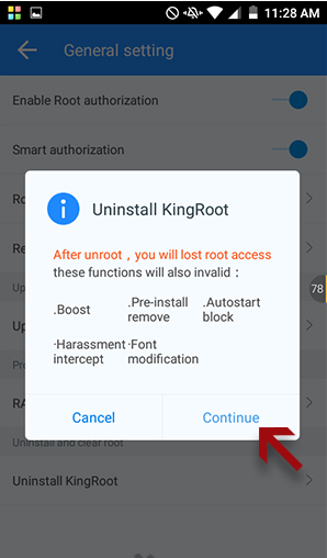 unroot android apk