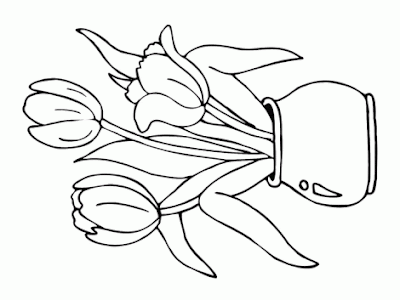 flower coloring book