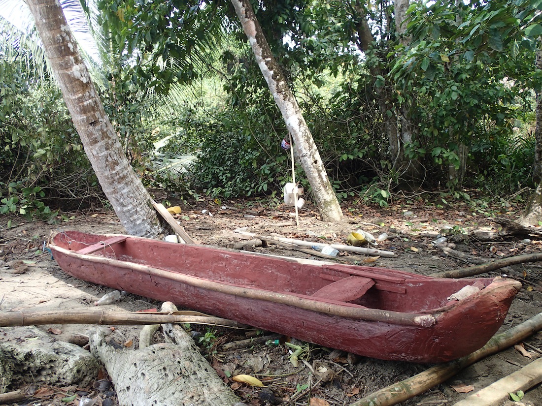Making A Dugout Canoe African dugout canoe build