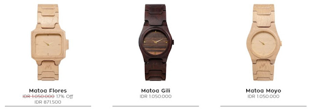 jam tangan kayu