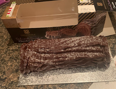 Chocolate Yule Log Cake (Co-Op)
