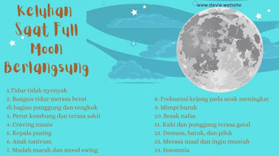 reaksi tubuh saat full moon