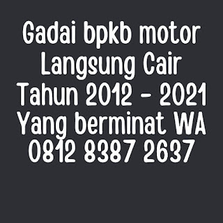 Gadai Bpkb Motor Serpong