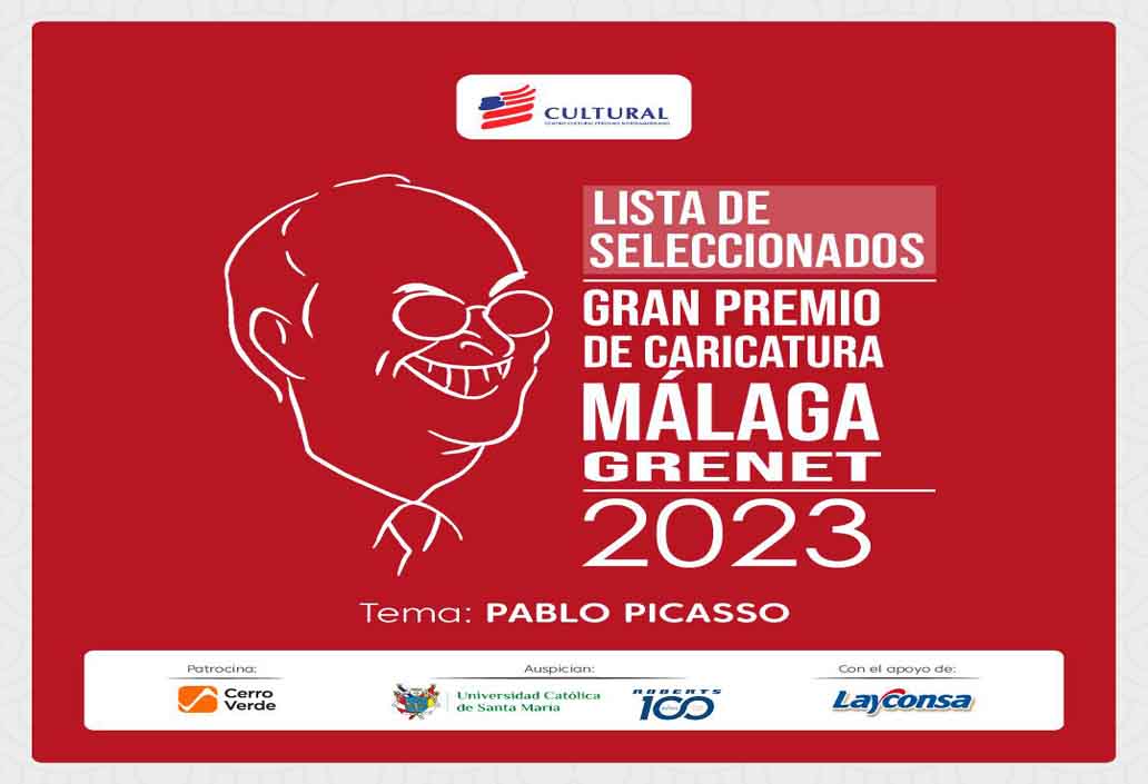 Selected Cartoonists of the Caricature Grand Prize "Málaga Grenet", Peru 2023