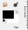 Make sure the background color is white by pressing keyboard key D.
