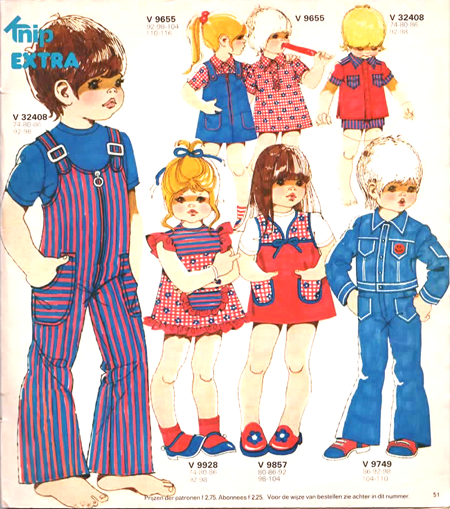 Mod and Mint: Vintage Childrens Fashion Illustrations 1974