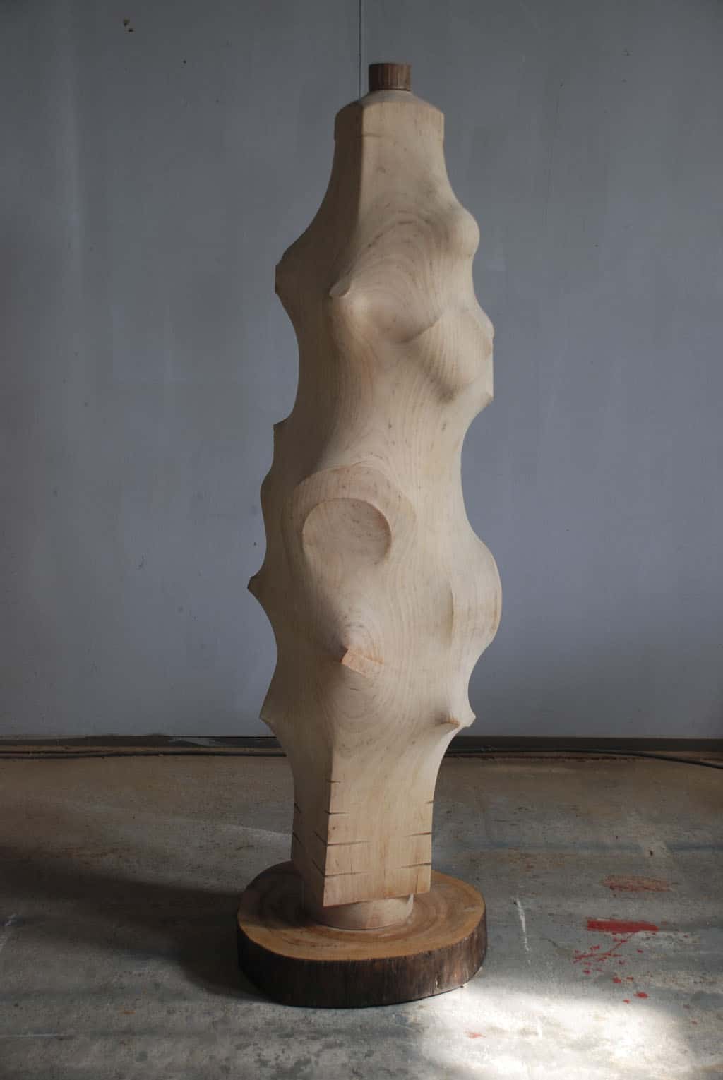 Beautiful Wood Sculptures Look Like Figures Are Trapped Inside Them