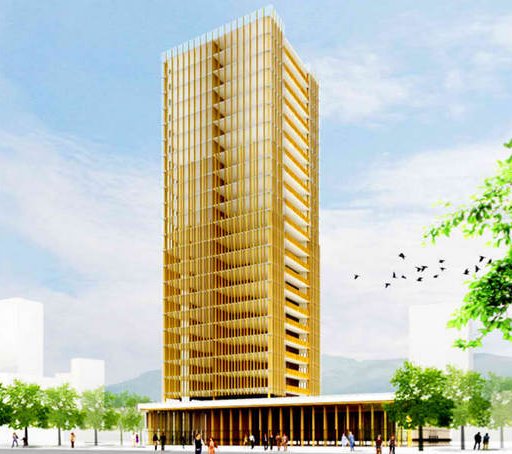 30-story skyscraper made of wood