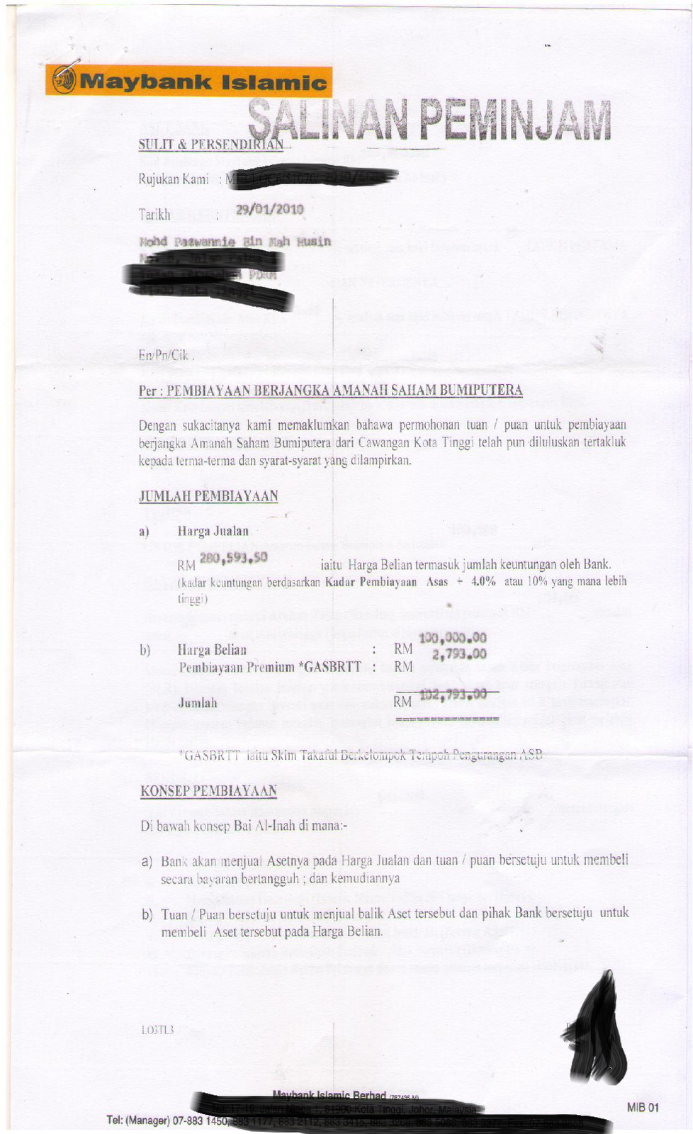 Contoh Surat Company Untuk Buka Akaun Bank