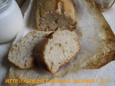 plumcake, colazione, Dolci, forno, olio di riso, zucchero, yogurt soia, farina semi integrale, lievitati, lievito, ricette vegan, 