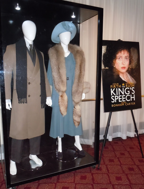 The King's Speech movie costume display