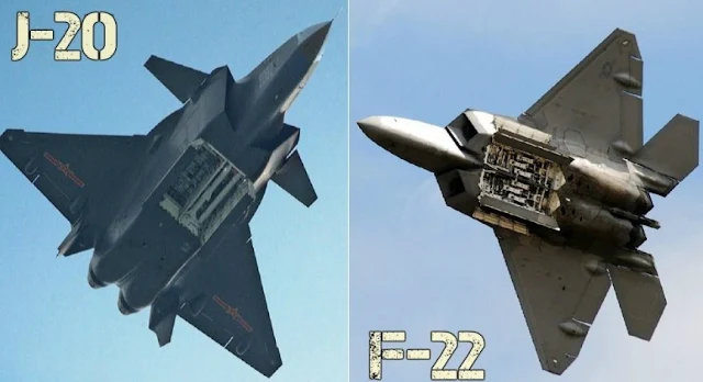 China's J-20 Mighty Dragon Fighter is Claimed to be Superior To the US F-22 Raptor, Why?