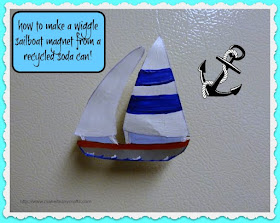 wiggle sailboat magnet