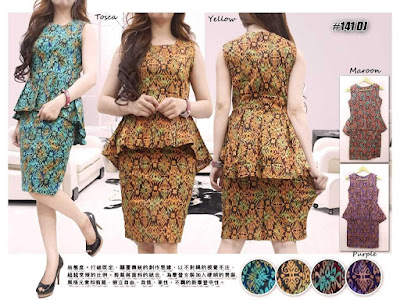 Baju Batik Batik Dress - 10502