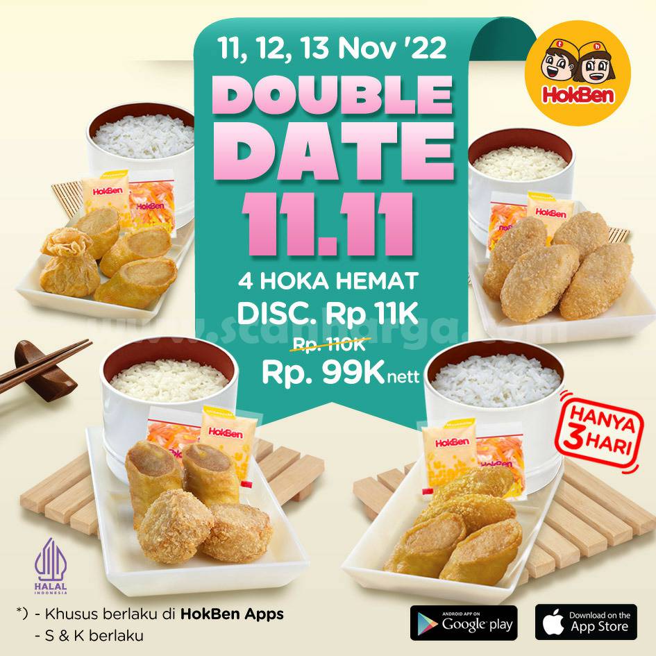 Promo HOKBEN 11.11 - Pesta Paket Hemat dengan Harga Spesial