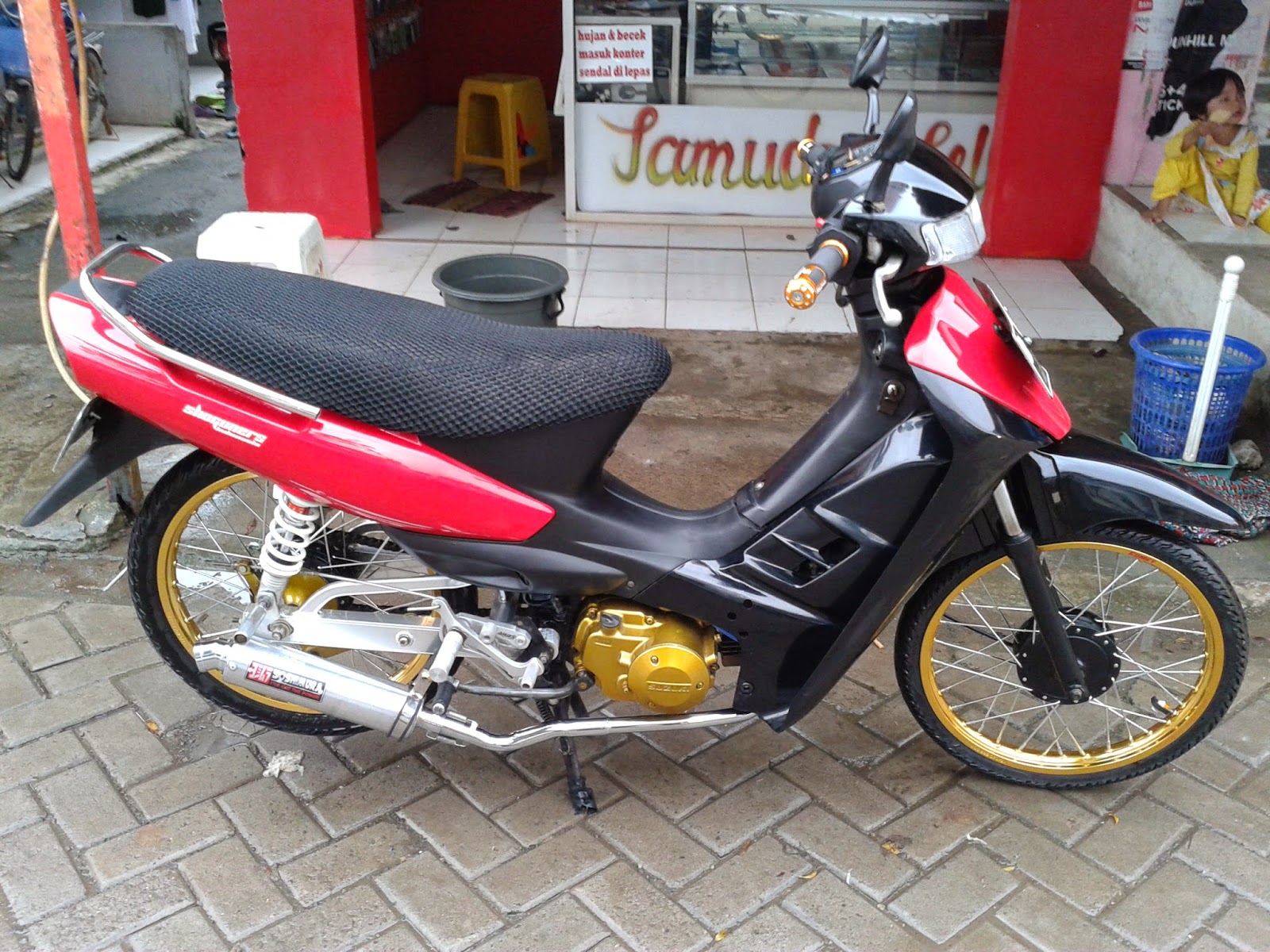 Gambar Model Modifikasi Motor Shogun 110 Kebo Konsepmodif