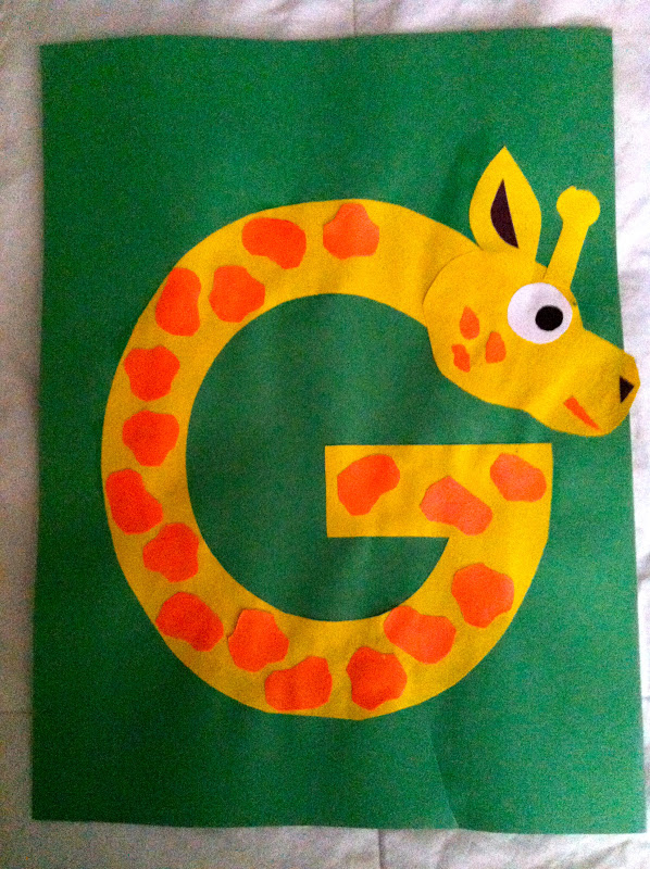 Miss Maren's Monkeys Preschool: Giraffe Template
