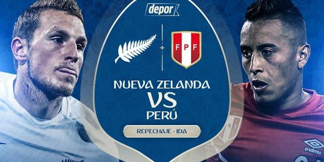 Nueva Zelanda vs Perú en vivo - ONLINE Repechaje Ida Rumbo al Mundial Rusia 2018