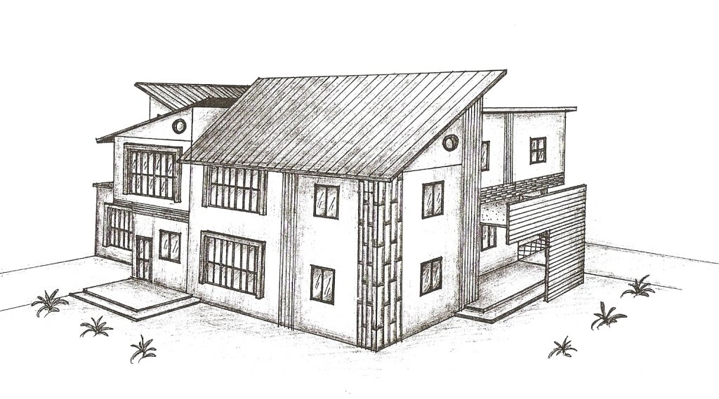  Sketsa  Gambar Rumah  Design Rumah  Minimalis