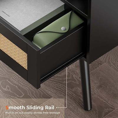 Solid Construction Nightstands with Charging Station