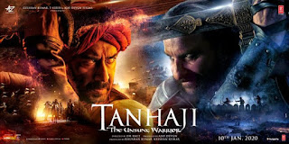 ajay and saif tanaji movie poster