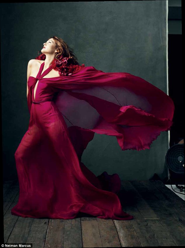 Drew Barrymore for Nieman Marcus Art of Fashion Fall Campaign 2011