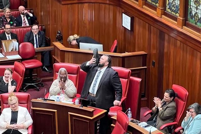 WA Labor MP Bids Farewell with a Shoey in Parliament