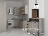 jasa gambar kitchenset