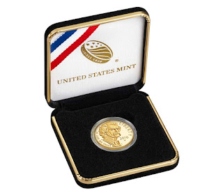 Mark Twain 2016 5 Dollar Commemorative Gold Coin box