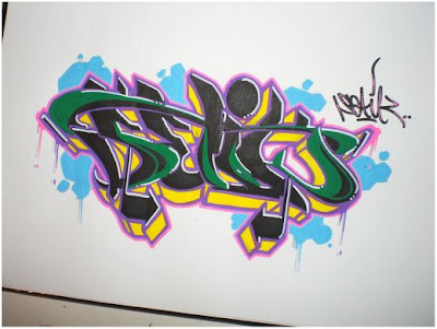 Graffiti Sketch, Wildstyle Graffiti