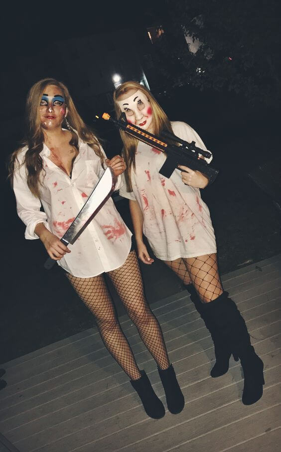 Halloween costumes friends the purge hot 2020