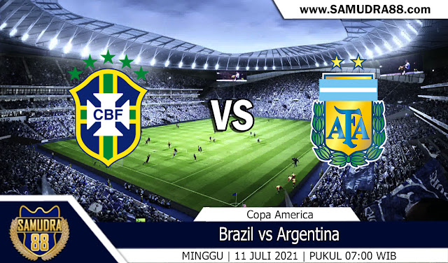 Prediksi Bola Terpercaya Brasil vs Argentina 11 Juli 2021