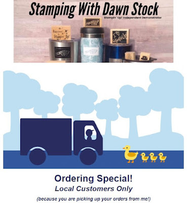 Ordering Special With Dawn Stock, Local Customers Order Special, Sale-A-Bration