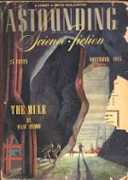 Cover by Timmings of Astounding Science Fiction magazine, November 1945 issue