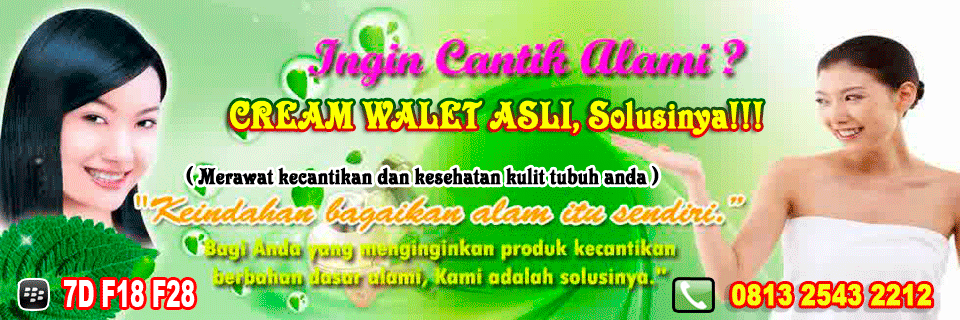 CREAM WALET ASLI | PEMUTIH WAJAH ALAMI | DISTRIBUTOR CREAM WALET ASLI