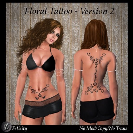 The top tattoos can be worn with or without the bottom inkor the lower 