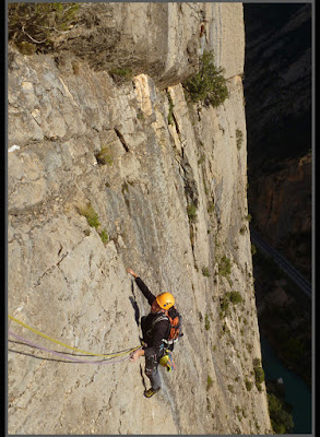 Terradets, vía del Alba, pared de las bagasses