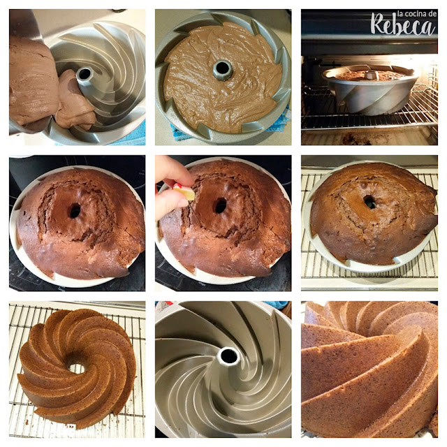 Receta de bundt cake de chocolate 04