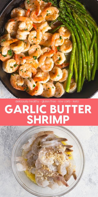 Keto Garlic Butter Shrimp