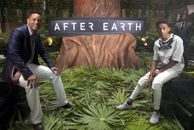 Will Smith y su hijo Jaden Smith en presentación de "After Earth" pisan planta en peligro de extinción 