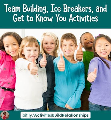 Team Building, Ice Breakers, and Get to Know You Activities: Here are some suggestions for building relationships.